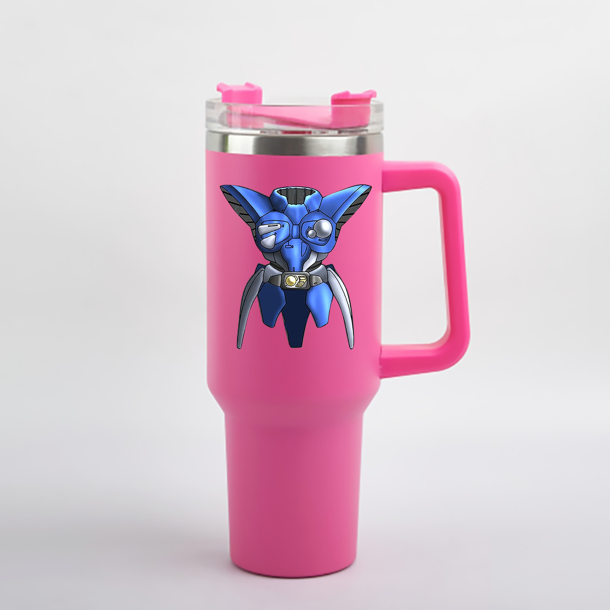 （画像用） 遊☆戯☆王 Yu-Gi-Oh! 1200mL車用タンブラー - クリスタルステッカー（プラスチックストロー付き）